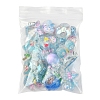 20Pcs 10 Styles Flower Transparent Epoxy Resin Decoden Cabochons RESI-FS0001-94-6