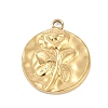 304 Stainless Steel Pendants STAS-I325-115B-G-1