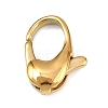 316 Stainless Steel Lobster Claw Clasps STAS-C154-02A-G-1