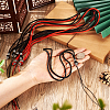 24Pcs 3 Colors Cotton Cord Braided Necklace Making FIND-TA0003-30-6
