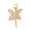 Rack Plating Brass Micro Pave Cubic Zirconia Pendants LS-KK-H509-10G-02-1