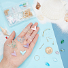 DIY Resin Mermaid Tail Shape Earring Making Kits DIY-PH0010-66-3
