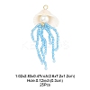 Natural Shell & Glass Pearl Big Pendants PALLOY-FS00032-4