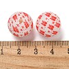 Christmas Round Silicone Beads SIL-K002-02A-2