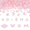 182Pcs 100G Transparent Acrylic Beads OACR-TA0003-66C-1