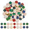 63Pcs 9 Colors Alloy Enamel Beads FIND-PH0026-74-1