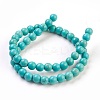 Synthetic Turquoise Beads Strands TURQ-G106-4mm-02D-2