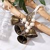 Iron Bell Pendant Decoration HJEW-JM02258-2