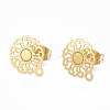 304 Stainless Steel Stud Earring Findings STAS-S079-35A-1