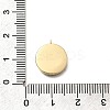 Brass Micro Pave Cubic Zirconia and Acrylic Charms KK-Q035-02G-3