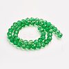 Imitation Austrian Crystal Bead Strands G-M181-6mm-15A-3