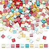 500Pcs 10 Colors 2-Hole Glass Seed Beads SEED-CN0001-03-1