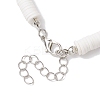 Bohemia Handmade Polymer Clay Heishi Beaded Necklaces NJEW-JN04778-5