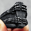 316 Stainless Steel Skeleton Hand Finger Ring RELI-PW0001-019C-01AS-1