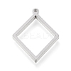 Tarnish Resistant 304 Stainless Steel Open Back Bezel Pendants LS-STAS-K208-08P-1