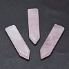 Natural Rose Quartz Cabochons G-P384-E05-1