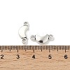 Tibetan Style Alloy Crescent Moon Connector Charms TIBE-S324-09AS-3