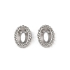 304 Stainless Steel Rhinestone Cabochon Settings STAS-G356-04P-05-1