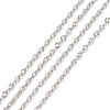 Tarnish Resistant 304 Stainless Steel Cable Chains CHS-N002-02B-P-1