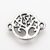 Tibetan Style Alloy Links connectors TIBE-Q077-12AS-RS-4