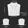Detachable Cotton Shirt Women False Collar AJEW-WH20054-049B-2