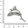 304 Stainless Steel Sea Animal Pendants STAS-P402-05A-P-3