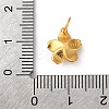 925 Sterling Silver White Enamel Flower Charms STER-D304-03G-3