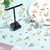 20Pcs Brass Stud Earring Findings KK-BBC0027-55-4