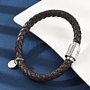 Braided Microfiber Leather Cord Bracelets BJEW-D304-13P-01-1