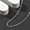 Brass Link Chain Necklaces for Women NJEW-D302-30P-2