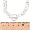 9MM 304 Stainless Steel Cable Chain OT Necklaces for Women NJEW-G194-03S-5