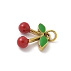 304 Stainless Steel Enamel Pendants Ion Plating(IP) STAS-I349-01G-04-2