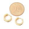 Brass Micro Pave Cubic Zirconia Hoop Earrings LS-EJEW-H152-01D-G-5