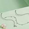 4Pcs 2 Styles Alloy Shoe Decoration Chain AJEW-FG0003-81A-5