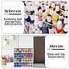 64 Grids PVC Pigment Holder Display Racks AJEW-WH0348-711-4