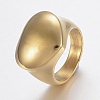 Ion Plating(IP) 304 Stainless Steel Wide Band Finger Rings RJEW-H125-42G-19mm-1