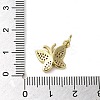 Brass Micro Pave Clear Cubic Zirconia Pendants KK-U005-01H-G-3