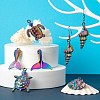 12Pcs 6 Style Ocean Themed Alloy Pendants FIND-LS0001-01-7