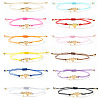 12Pcs Imitation Pearl Charm Bracelets SI5748-1-3