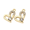 Alloy Rhinestone Pendants LS-PALLOY-S052-01G-B-1