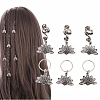 6Pcs Alloy Dreadlocks Beads PW-WG672F4-01-2