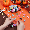 160Pcs 8 Colors Plastic Beads KY-PH0002-38-3
