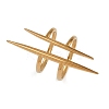 304 Stainless Steel Cuff Rings for Women RJEW-L133-05G-2