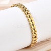 304 Stainless Steel Hinged Cuff Bangles SA-CBAB92B-01G-5
