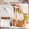 7.5 Yards Milk Fiber Embroidery Flower Lace Trim OCOR-GO0001-19-5