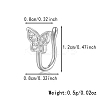 Fashionable S925 Silver Nose Clip with Star IM7825-12-1
