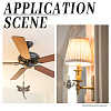Insect Theme Tibetan Style Alloy Ceiling Fan Pull Chain Extenders PALLOY-AB00218-7