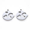 Non-Tarnish 201 Stainless Steel Pendants STAS-N092-18-2