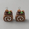 Opaque Resin Pendants LS-RESI-CJC0028-05P-02-1