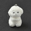 Flocking Resin Pendants RESI-K203-14A-2